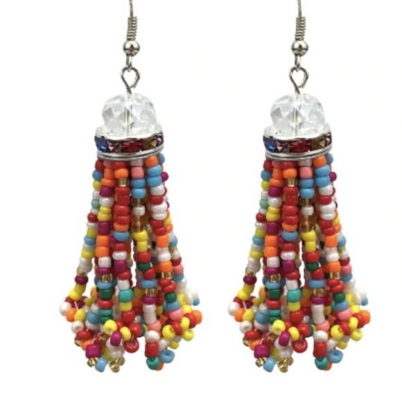 Jewelry - New 🎁🎁 BOHO beaded tassel earrings